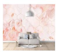 SPECUFX 3D Self-adhesive Wallpaper for Living Room Bedroom The green leaf marble is simple 100x70cm Dining Mural Wall Sticker Girl Decorate