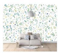 SPECUFX 3D Self-adhesive Wallpaper Large Mural Photo Vintage floral foliage plants 100x70cm Poster Decorative Home Decoration for Teen Dorm Boy Girl Room Living