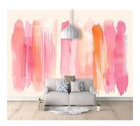 SPECUFX 3D Self-adhesive Wallpaper Minimalist abstract oil painting pink 100x70cm Living Room TV Wall Bedroom Large murals Custom 3d Self-adhesive Wallpaper living room the wall for bedroom Mural