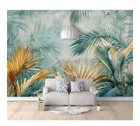 SPECUFX 3D Self-adhesive Wallpaper Murals Rainforest leaves are green 100x70cm Photo Wall Mural Effect Decoration Self-adhesive Wallpaper Living Room for Bedroom Posters Art