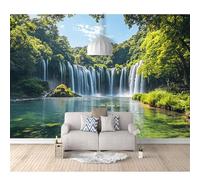 SPECUFX 3D Self-adhesive Wallpaper Murals Waterfalls, forests, natural landscapes 100x70cm Photo Wall Mural Effect Decoration Self-adhesive Wallpaper Living Room for Bedroom Posters Art