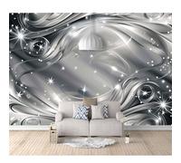 SPECUFX 3D Self-adhesive Wallpaper Simple curve grey diamond sparkle 100x70cm Living Room TV Wall Bedroom Large murals Custom 3d Self-adhesive Wallpaper living room the wall for bedroom Mural