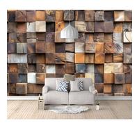 SPECUFX 3D Self-adhesive Wallpaper Three-dimensional geometric wood grain 100x70cm Wall Painting Bedroom Living Room Home Decoration Mural Photo Posters Art