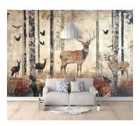 SPECUFX 3D Wall Murals for Bedrooms Animals of the forest Deer 100x70cm Mural Art Decals Home DIY Decor Office Decorations