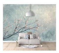 SPECUFX 3D Wall Murals for Bedrooms Gray landscape tree branches in winter 100x70cm Mural Art Decals Home DIY Decor Office Decorations