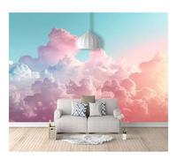 SPECUFX Custom Mural Self-adhesive Wallpaper for Walls 3D Dreamy colored clouds 100x70cm Art Wall Painting Living Room Bedroom Restaurant Dining Decor