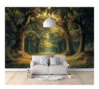 SPECUFX Custom Photo Self-adhesive Wallpaper Wall Covering Forest paths 100x70cm 3D Mural Painting for Bedroom Walls Living Room The Effect border