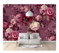 SPECUFX Custom Photo Wallpapers 3D Vintage Floral Rose 100x70cm Wall Paper Murals Living Room Tv Sofa Bedroom Study Decor Removable Posters Art