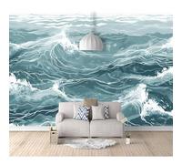 SPECUFX Custom Size Self-adhesive Wallpaper 3D Photo Abstract watercolor wavy gray 100x70cm Livingroom Tv Background for Wall Office Bedroom Dining Room Photos