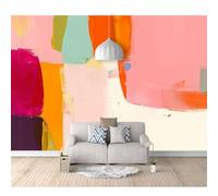 SPECUFX Giant Self-adhesive Wallpaper Photo 3D Wall Mural Abstract oil paintings are brightly colored 100x70cm for Living Room TV Background Home Decoration Floral Card