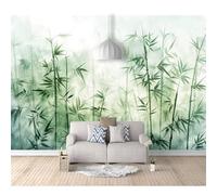 SPECUFX Giant Self-adhesive Wallpaper Photo 3D Wall Mural Watercolor bamboo forest green 100x70cm for Living Room TV Background Home Decoration Floral Card