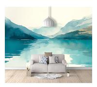 SPECUFX Giant Self-adhesive Wallpaper Photo 3D Wall Mural Watercolor landscape landscape 100x70cm for Living Room TV Background Home Decoration Floral Card