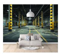 SPECUFX Hd Print Mural Self-adhesive Wallpaper Visual space of an abandoned warehouse 100x70cm Large Size Photo Wall Decor Picture 3D Living Room The for Bedroom border