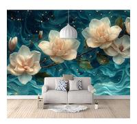SPECUFX Mural Custom Photo Wallpapers 3D floral orchid blue 100x70cm Wall Paper Murals Living Room Tv Sofa Bedroom Study Decor Self-adhesive Wallpaper Photos