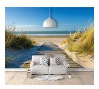 SPECUFX Mural Custom Photo Wallpapers 3D Landscape, beach, bridge, nature 100x70cm Wall Paper Murals Living Room Tv Sofa Bedroom Study Decor Self-adhesive Wallpaper Photos