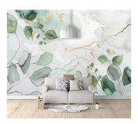 SPECUFX Mural Custom Photo Wallpapers 3D Simple watercolor leaves gray gold 100x70cm Wall Paper Murals Living Room Tv Sofa Bedroom Study Decor Self-adhesive Wallpaper Photos
