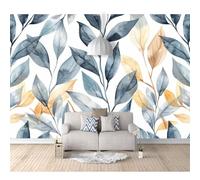 SPECUFX Mural Custom Photo Wallpapers 3D Watercolor leaves gray plants 100x70cm Wall Paper Murals Living Room Tv Sofa Bedroom Study Decor Self-adhesive Wallpaper Photos