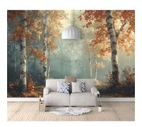 SPECUFX Mural Panoramic 3D Self-adhesive Wallpaper Autumn forest landscape 100x70cm Living Room Bedroom Tv Background Wall Hd Printing Custom Tapestry Photo Poster