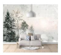SPECUFX Mural Panoramic 3D Self-adhesive Wallpaper Forest tree fog 100x70cm Living Room Bedroom Tv Background Wall Hd Printing Custom Tapestry Photo Poster