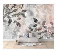 SPECUFX Murals Photo Self-adhesive Wallpaper Gray watercolor of leaves 100x70cm 3D Bedroom Wall Sticker Poster Picture Gift Decoration For Living Room
