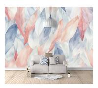 SPECUFX Photo Murals 3D Design Self-adhesive Wallpaper Abstract watercolor colorful leaves 100x70cm Living Room The Wall for Bedroom Mural border