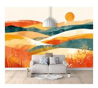 SPECUFX Photo Self-adhesive Wallpaper Abstract colored curved mountain painting 100x70cm Pattern Mural Picture Murals 3D Living Room The Wall for Bedroom Border