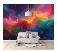 SPECUFX Photo Self-adhesive Wallpaper Colorful nebula, fantasy universe, starry sky 100x70cm Mural Picture Murals 3D Paste Living Room The Wall For Bedroom Border