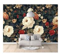 SPECUFX Photo Self-adhesive Wallpaper Dark floral leaves 100x70cm Mural Picture Murals 3D Paste Living Room The Wall For Bedroom Border