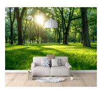 SPECUFX Photo Self-adhesive Wallpaper Forest, trees, green landscape, sunshine 100x70cm Bedroom Sofa Tv Backdrop 3D Murals Living Room The Wall For Effect Mural