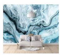 SPECUFX Photo Self-adhesive Wallpaper Mural 3D Marbling, quicksand, cyan 100x70cm Wall Poster Tv Background Decorative Decal Art for Room Living Bedroom Restaurant Office