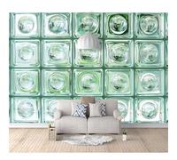 SPECUFX Photo Self-adhesive Wallpaper Transparent glass green forest 100x70cm Pattern Mural Picture Murals 3D Living Room The Wall for Bedroom Border