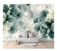 SPECUFX Photo Self-adhesive Wallpaper Vintage ink ginkgo biloba 100x70cm Pattern Mural Picture Murals 3D Living Room The Wall for Bedroom Border