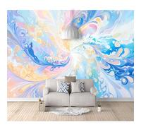 SPECUFX Room Self-adhesive Wallpaper Girl Bedroom Abstract colorful hand-painted textures 100x70cm Boy Custom 3D Living The Wall for bedroom