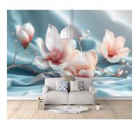 SPECUFX Room Self-adhesive Wallpaper Girl Bedroom floral white pearl gray 100x70cm Boy Custom 3D Living The Wall for bedroom