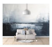 SPECUFX Room Self-adhesive Wallpaper Girl Bedroom Simple oil painting, abstract black and white 100x70cm Boy Custom 3D Living The Wall for bedroom