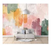 SPECUFX Self-adhesive Wallpaper 3D Custom Mural Abstract color watercolor pink 100x70cm Wall Art Decor Sticker Home Decorations for Adult Bedroom Living Room Stickers