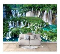 SPECUFX Self-adhesive Wallpaper 3D Papers Mountain, waterfall, forest, nature 100x70cm Home Decor Paper Mural Wallpapers for Living Room Bedroom Walls Wall Photo