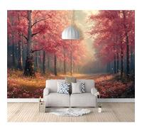SPECUFX Self-adhesive Wallpaper 3D Photo Pink forest 100x70cm Mural Kitchen Bedroom Wall Living Room The for Office Dining