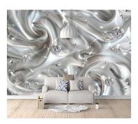 SPECUFX Self-adhesive Wallpaper Photo Premium Art Print Gray diamond silk 100x70cm Wall Mural Decoration Poster Picture Design