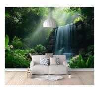 SPECUFX Self-adhesive Wallpaper Photo XXXL extra large Green Jungle Waterfall 100x70cm Premium Art Print Wall Mural Decoration Poster Picture Design
