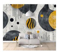 SPECUFX Self-adhesive Wallpaper Photo XXXL extra large Simple abstract geometric gray 100x70cm Premium Art Print Wall Mural Decoration Poster Picture Design
