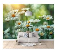 SPECUFX Tv Background Self-adhesive Wallpaper flower daisies in nature 100x70cm Living Room Decoration 3D Mural Bedroom Wall Photo Art