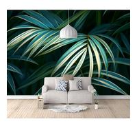 SPECUFX Tv Background Self-adhesive Wallpaper leaves are dark green 100x70cm Living Room Decoration 3D Mural Bedroom Wall Photo Art