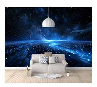 SPECUFX Wall Mural 3D Pattern Galaxy stars cosmic blue 100x70cm Self-adhesive Wallpaper Sticker for Bedroom Living Room Photo Art Posters Backdrop