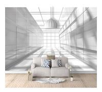 SPECUFX Wall Mural 3D Photo Self-adhesive Wallpaper Optical illusion of white building 100x70cm Background Art For Living Room Bedroom Tv Office Restaurant Posters