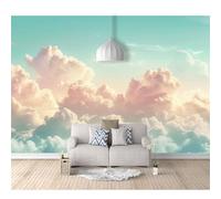 SPECUFX Wall Mural Large Photo Self-adhesive Wallpaper Dreamy colored clouds 100x70cm Art Poster Paper for Living Room Bedroom Decor Waterproof TV Background
