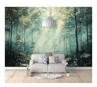 SPECUFX Wall Mural Large Photo Self-adhesive Wallpaper Forest fog landscape 100x70cm Art Poster Paper for Living Room Bedroom Decor Waterproof TV Background