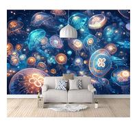SPECUFX Wall Mural Photo Self-adhesive Wallpaper Beautiful marine life 100x70cm Decor for Bedroom Adults Living Room Art