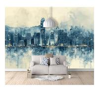 SPECUFX Wall Murals Custom Photo Self-adhesive Wallpaper 3D Vintage watercolor city architecture landscape 100x70cm Large Living Room Sofa Bedroom Modern Painting Home Decor Posters