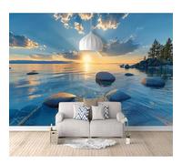 SPECUFX Wall Murals for Bedrooms Adults Landscape, beach, nature, stones 100x70cm Photo Self-adhesive Wallpaper Creative DIY Art Mural Decoration Decal Living Room Dining Bedroom Decor